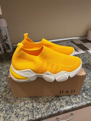 Zapatillas amarillas mujer - Talla 37