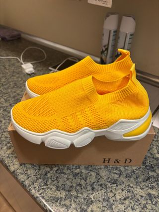 Zapatillas amarillas mujer - Talla 37