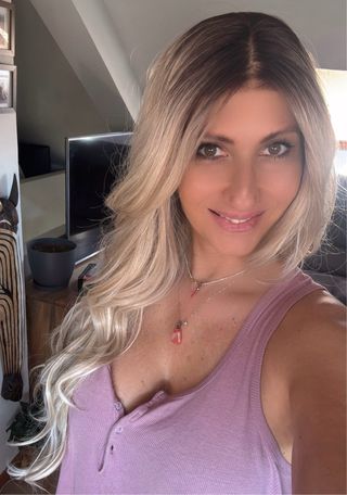 Peluca rubia larga - Cabello Ondulado