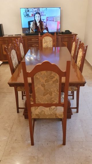 Tavolo legno massello 6 sedie