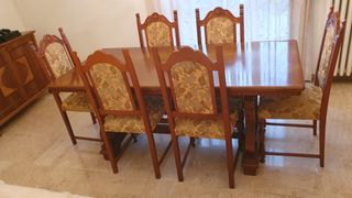 Tavolo legno massello 6 sedie