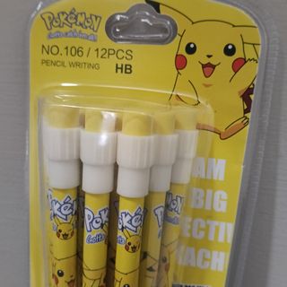 12 matite Pikachu + adesivi Sanrio
