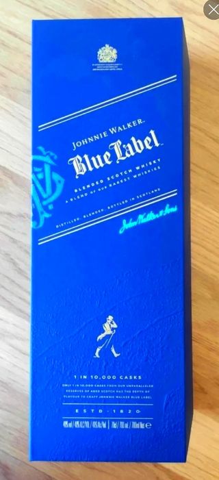 Johnnie Walker Blue Label - Bottiglia vuota