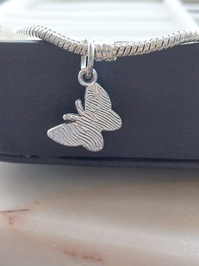 Pendentes Borboleta Pink & Silver