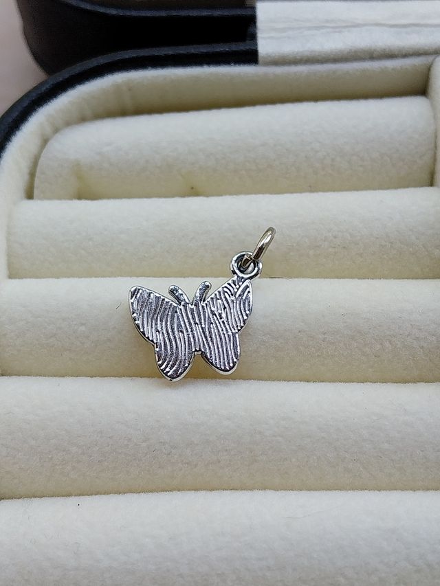 Pendentes Borboleta Pink & Silver