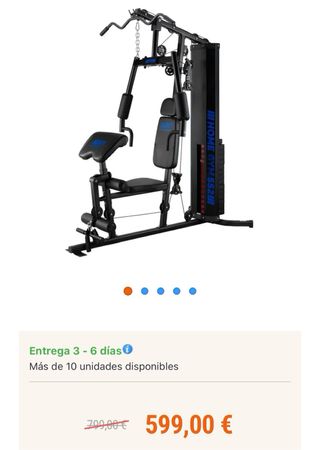 Máquina musculación multifunción