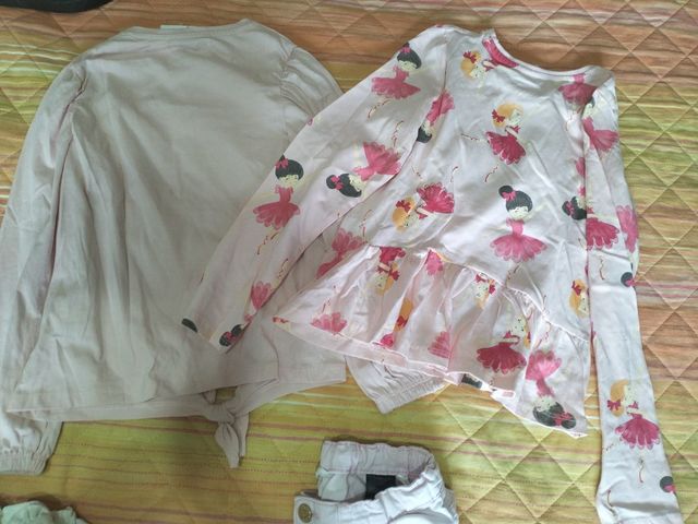 Abiti bimba 7-8 anni: 2 maglie + 2 shorts