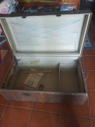 Baúl de vapor victoriano.