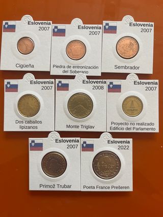 Monete della Slovenia 2007-2022