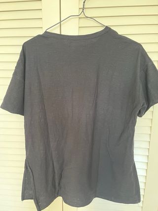 Camiseta negra Pull&Bear talla S