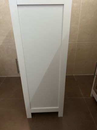 Mueble baño madera blanco 