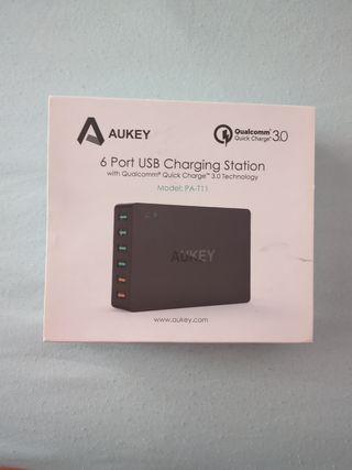 Estación carga USB AUKEY 6 puertos
