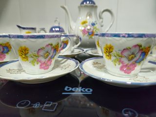 Juego té vintage. Porcelana japonesa.