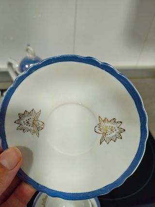 Juego té vintage. Porcelana japonesa.