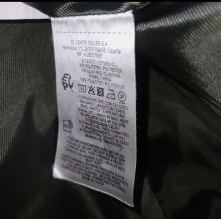 Falda negra El Corte Inglés - M