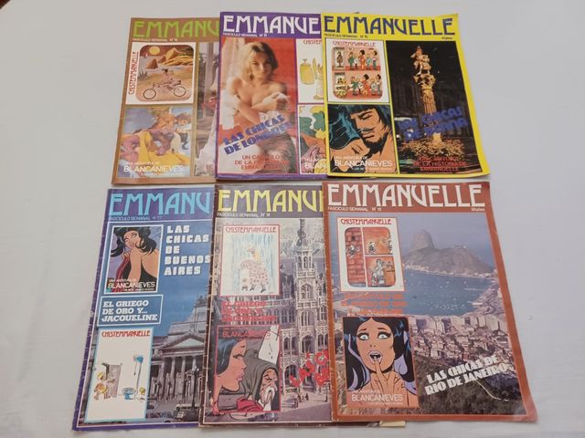 Lote de 18 revistas Emmanuelle
