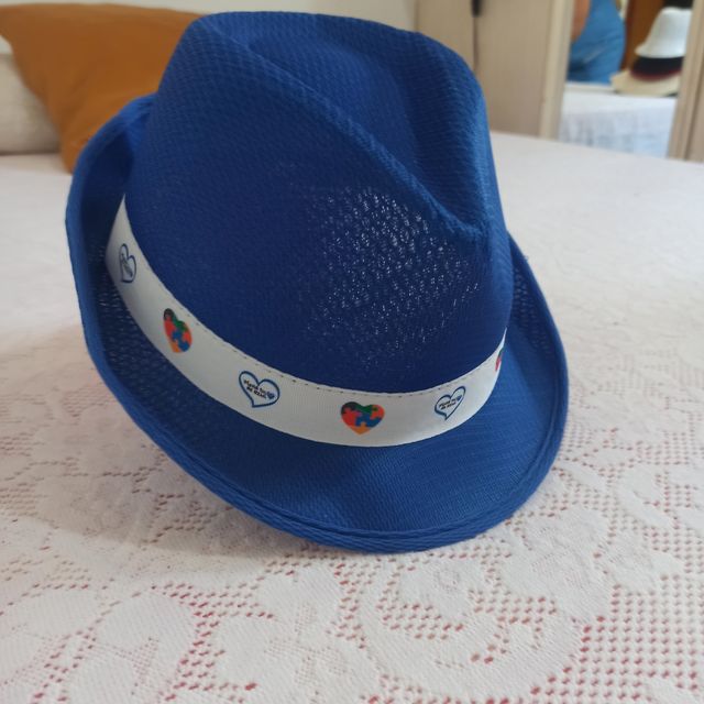 Sombrero azul para adulto