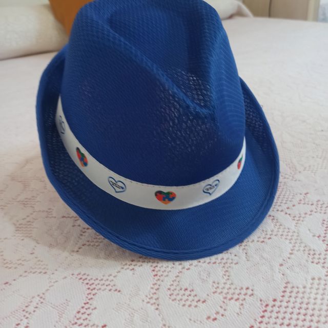 Sombrero azul para adulto