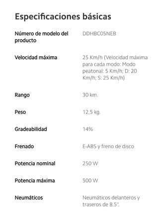 Patinete eléctrico 