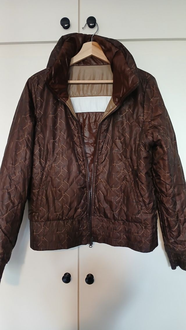 Chaqueta reversible Nike marrón-beige