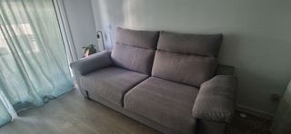 Sofá cama gris - Apertura italiana
