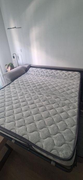 Sofá cama gris - Apertura italiana
