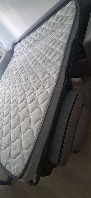 Sofá cama gris - Apertura italiana
