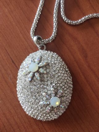 Colgante bisutería plata