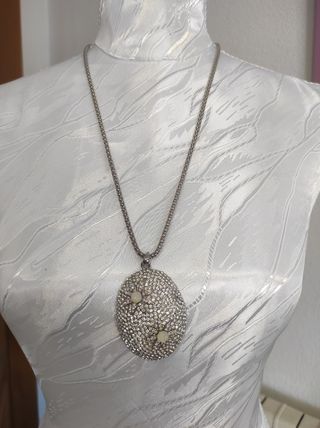 Colgante bisutería plata