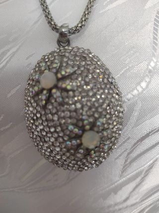 Colgante bisutería plata