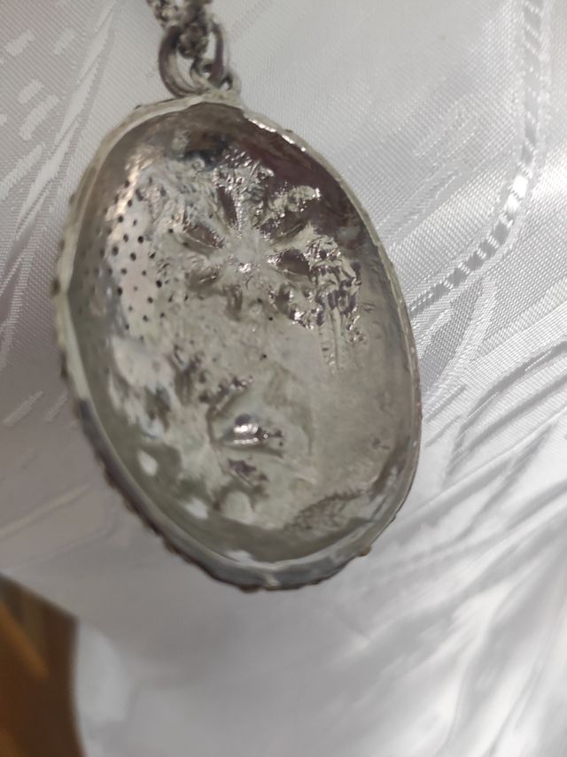 Colgante bisutería plata