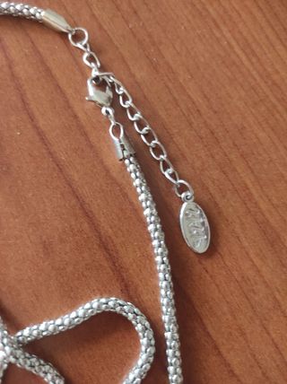 Colgante bisutería plata