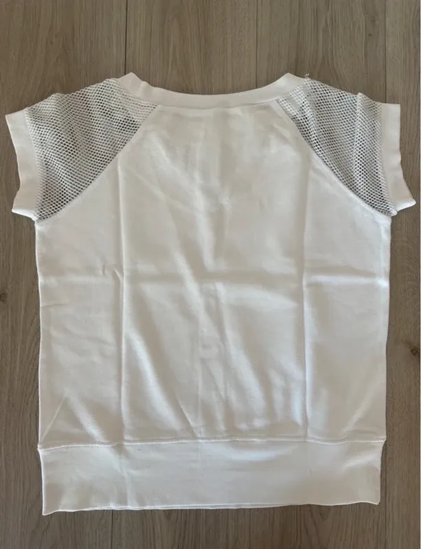 Canotta Pinko bianca con pietre