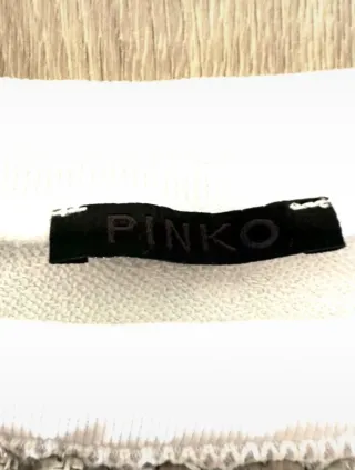 Canotta Pinko bianca con pietre