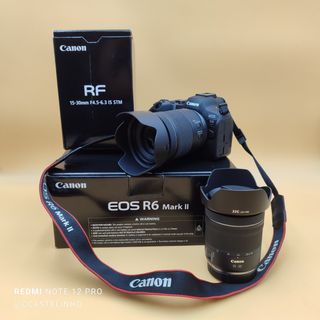 Canon R6 Mk II - 22 meses garantia + 2 objetivas e