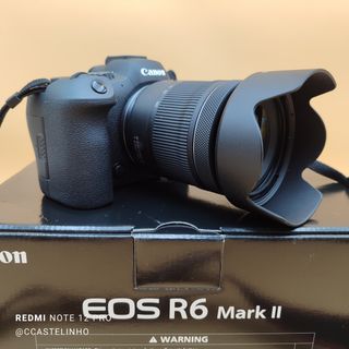 Canon R6 Mk II - 22 meses garantia + 2 objetivas e