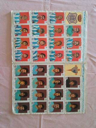 ALBUM CROMOS FÚTBOL 78/79 Y MUNDIAL ARGENTINA 78 