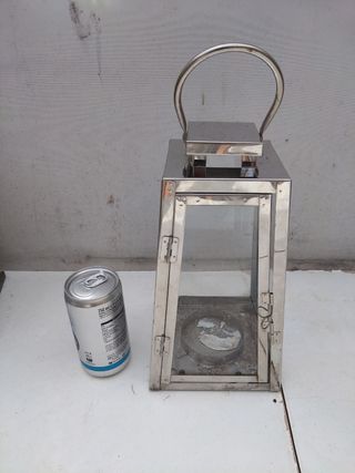 Farol o farolillo metálico vintage terraza jardín