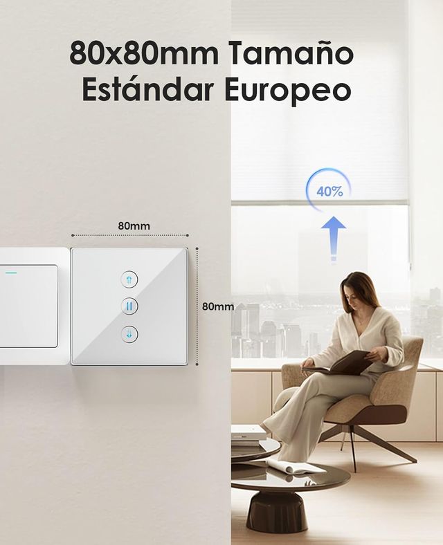 Interruptor Persiana WiFi Allevoi CS02