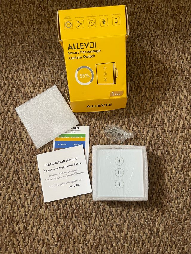 Interruptor Persiana WiFi Allevoi CS02