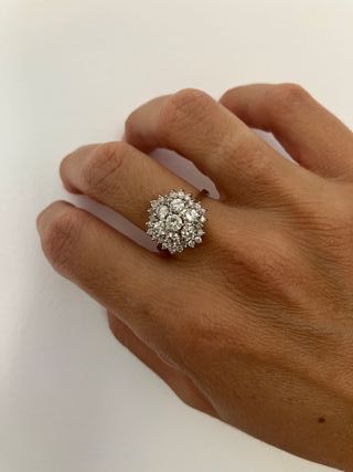 Anillo Diamantes Oro 18k