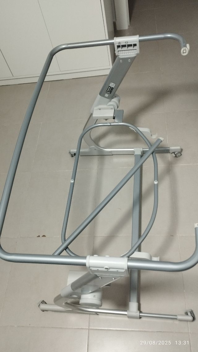 Minicuna colecho Jane - estrellas grises