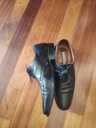 Zapatos negros fiesta - Piel