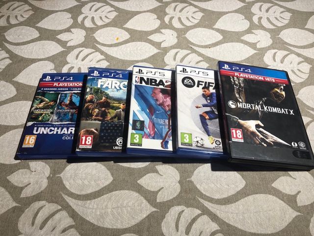 5 Juegos PS4 & PS5 - FIFA, Far Cry, etc