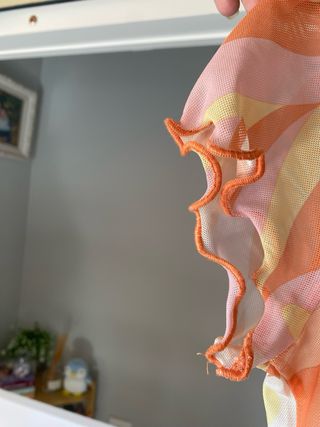 Top Index flores naranja rosa T-S
