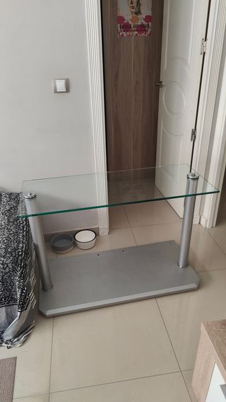 Mesa cristal moderna - TV - Escritorio