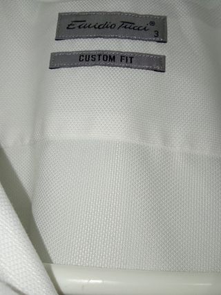 Camisa Emidio Tucci blanca - Custom Fit