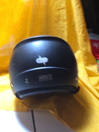 Casco moto nero opaco