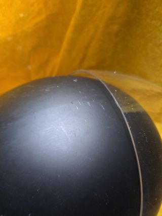 Casco moto nero opaco