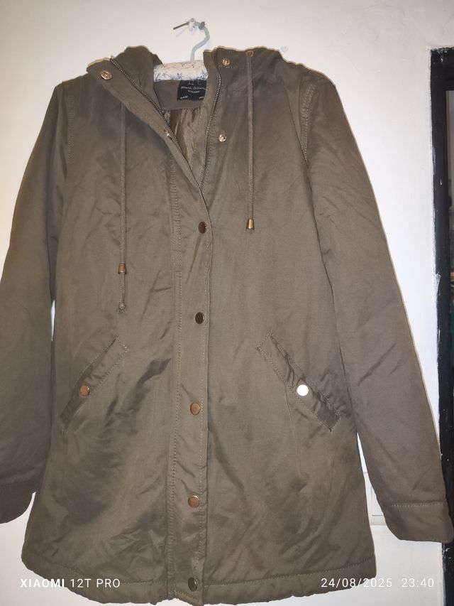 Abrigo militar mujer marrón